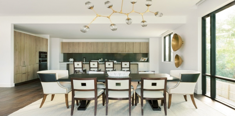 Апартаменты с открытой планировкой и панорамными окнами в Хьюстоне, Техас