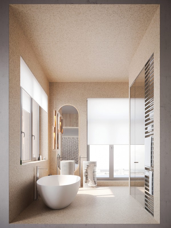 Четырехуровневая квартира, расположенная в небоскребе в центре Киева Четырехуровневая квартира, расположенная в небоскребе в центре Киева