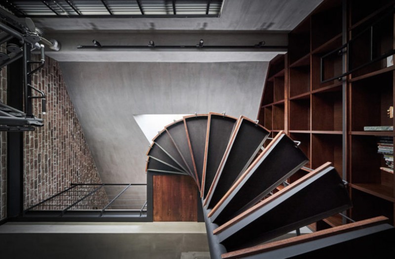 Интерьер двухуровневого лофта