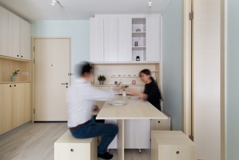 Квартира в Гонконге для двух поколений семьи и их любимых домашних животных Квартира в Гонконге для двух поколений семьи и их любимых домашних животных