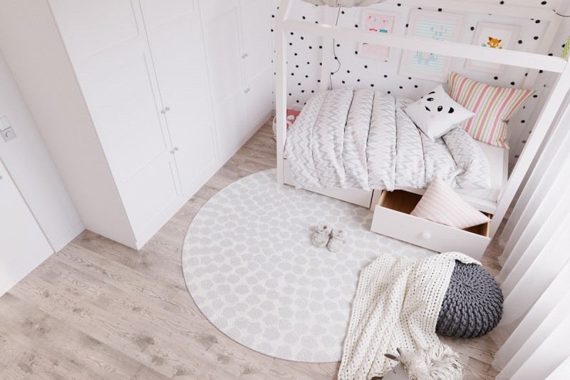 Стильная квартира в черно-белых тонах