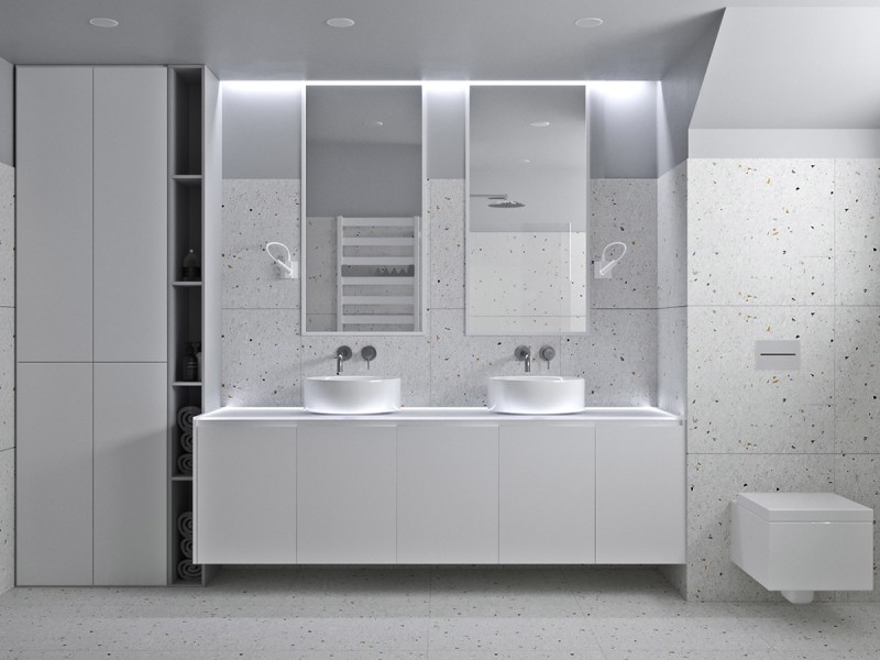 Дизайн-проект апартаментов в стиле "минимализм"