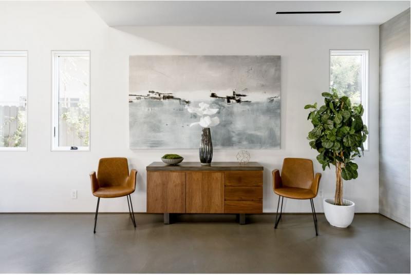 Интерьер мансардной квартиры в Лос-Анджелесе