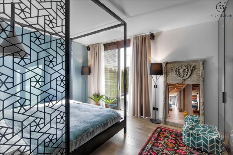 Интерьер, вдохновленный буддистскими мотивами Интерьер, вдохновленный буддистскими мотивами