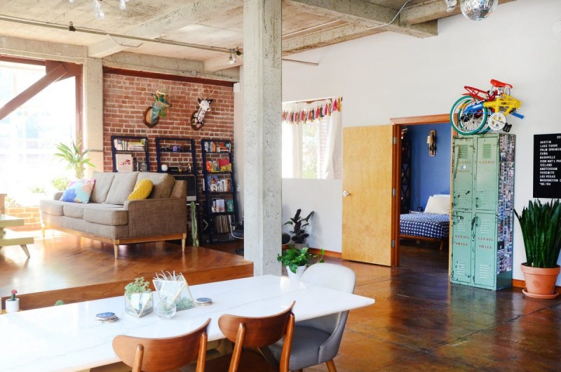 Яркий лофт в Окленде