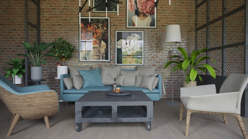 Проект эклектичного лофта