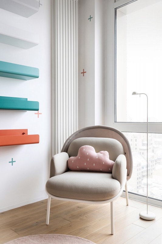 Проект квартиры для молодой современной пары с ребенком