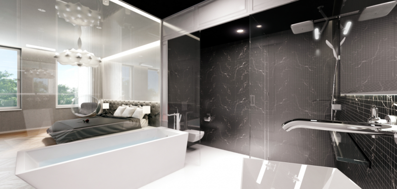 Проект квартиры-студии в Польше