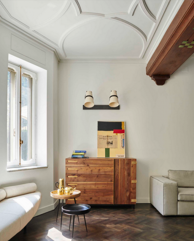 Элементы декора в стиле 50-х в апартаментах в Турине, Италия Элементы декора в стиле 50-х в апартаментах в Турине, Италия