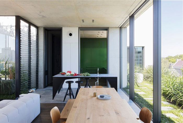 Интерьер кливлендской резиденции на крыше