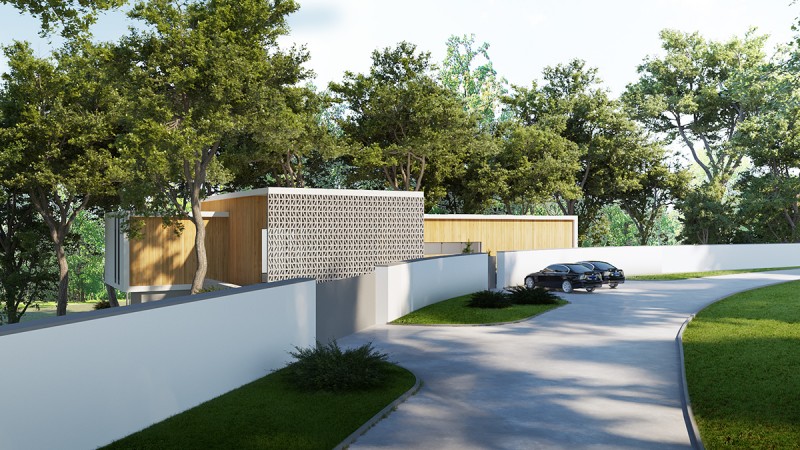 Проект дома на склоне