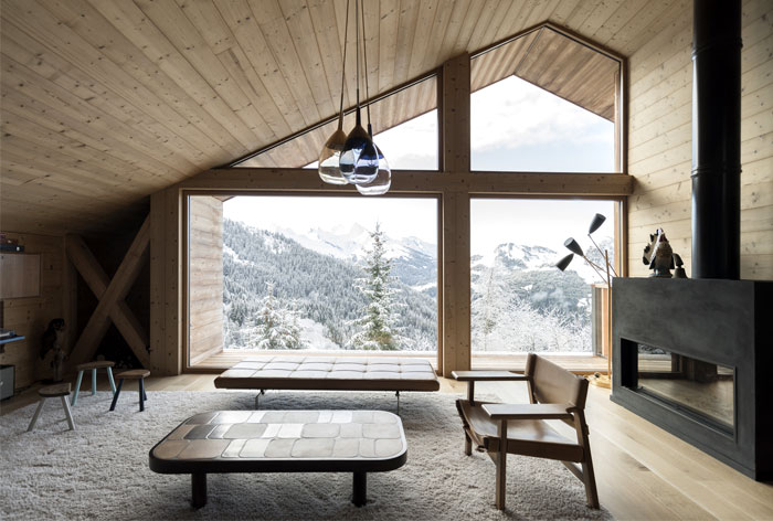 Стильное шале во Французских Альпах