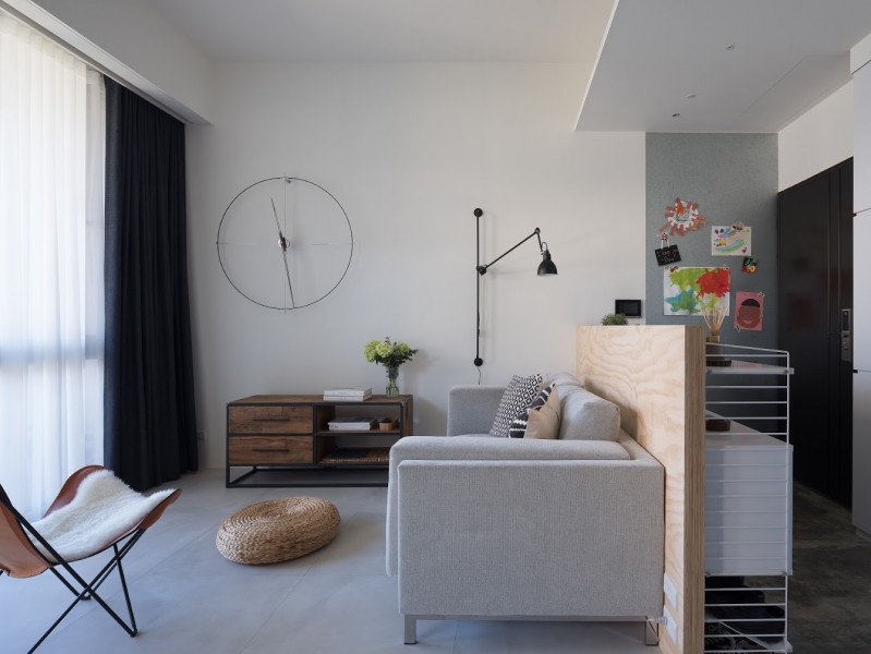 Двухуровневые апартаменты в Тайбэе