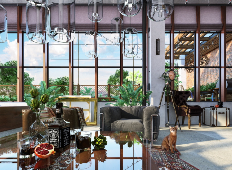 Эклектичный лофт Эклектичный лофт