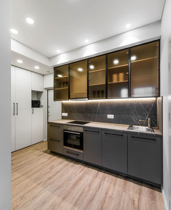 Интерьер литовской квартиры в мягких пастельных тонах