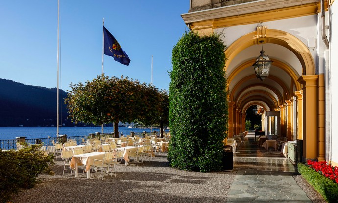 Итальянский курорт Villa d'Este на озере Комо