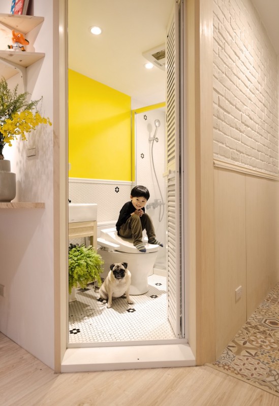 Красочная квартира на Тайване