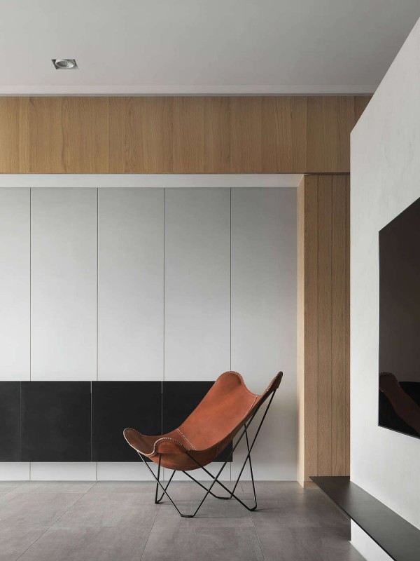 Лаконичный интерьер апартаментов в Тайбэе Лаконичный интерьер апартаментов в Тайбэе