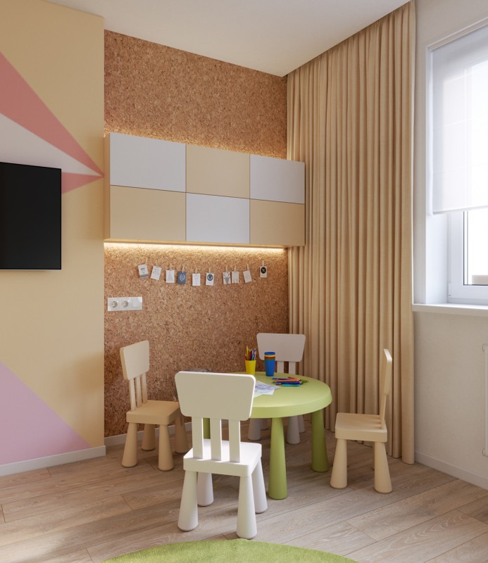 Натуральные пастельные тона в интерьере