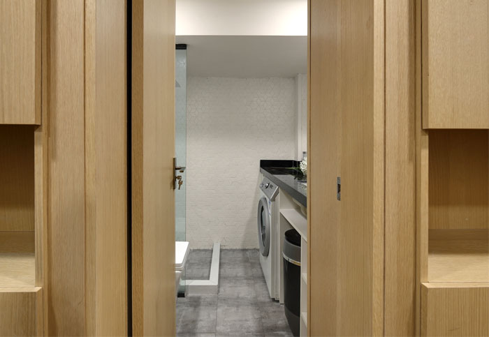 Открытая планировка квартиры в Шанхае, Китай