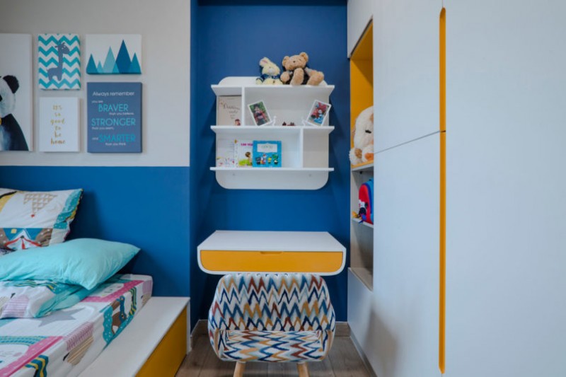 Предназначенная для молодой женщины и ее 5-летнего сына квартира в городе Хошимин, Вьетнам