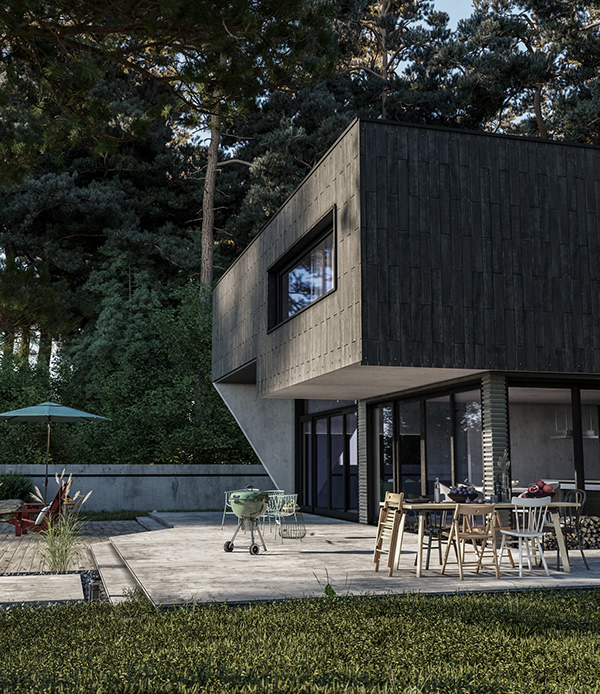 Проект дома в лесу Проект дома в лесу