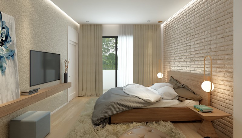 Проект квартиры в светлых тонах