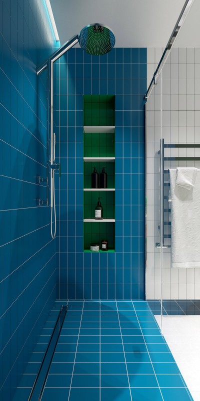 Акцентная мебель в монохромном интерьере