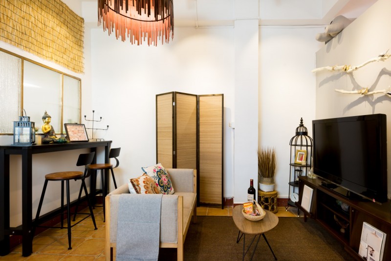 Экзотический интерьер апартаментов в Гуанчжоу