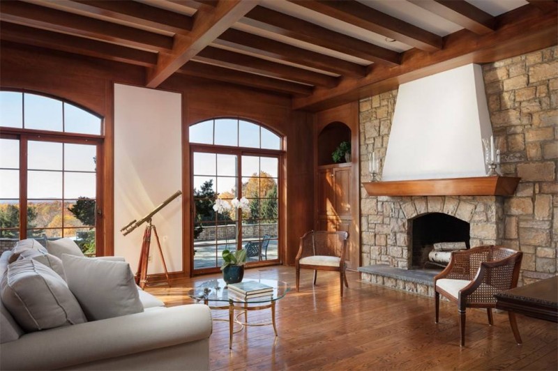 Интерьер особняка в Бернардсвилле, Нью-Джерси Интерьер особняка в Бернардсвилле, Нью-Джерси