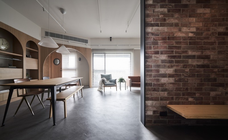 Интерьер семейного дома в Тайбэе Интерьер семейного дома в Тайбэе