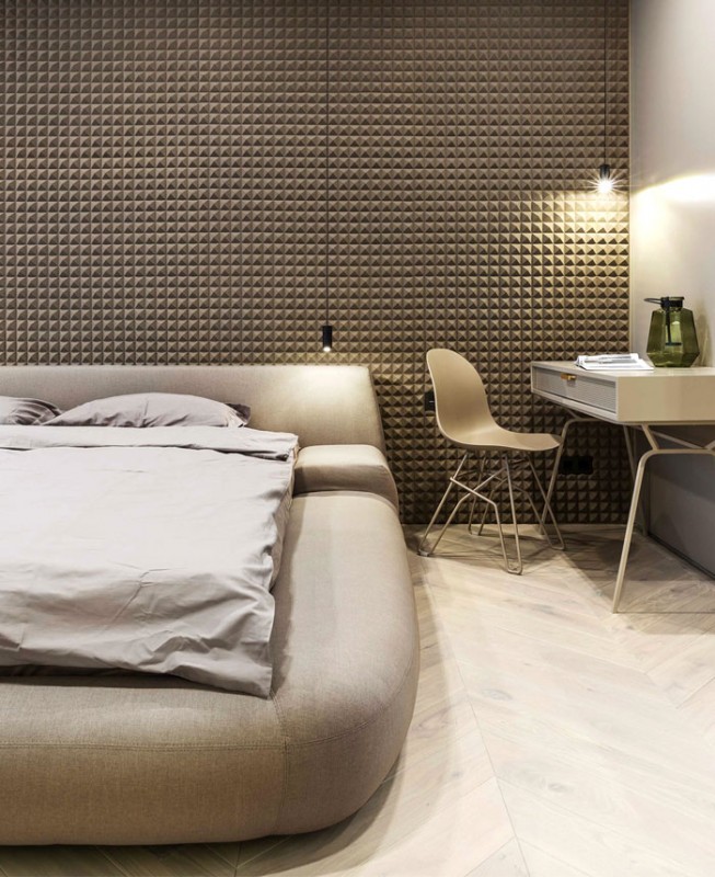 Минималистские цвета и формы в интерьере киевской квартиры