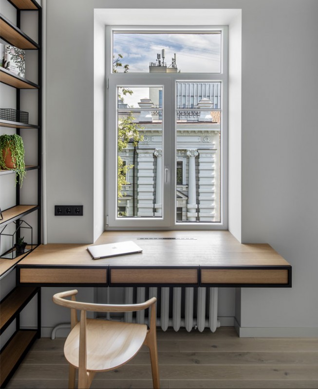 Небольшая квартира с открытой планировкой в Вильнюсе