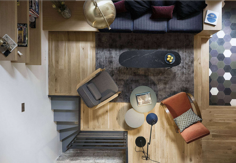 Парижская квартира с небольшим внутренним двориком