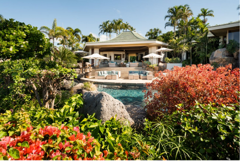 Вилла на курорте Мауна-Кеа на Гавайях Вилла на курорте Мауна-Кеа на Гавайях