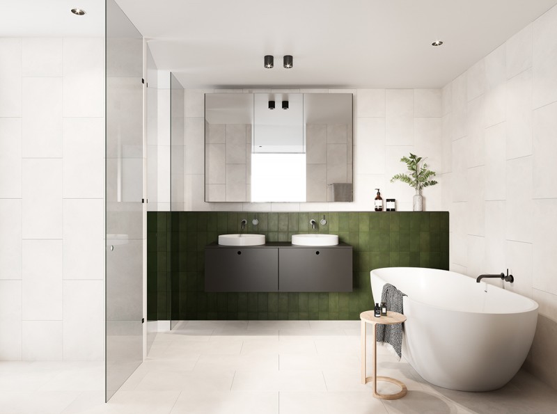 Интерьер квартиры в отреставрированном старинном здании в Мельбурне