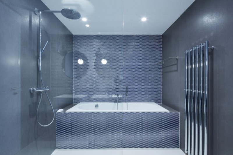 Пентхаус на вершине здания с полностью стеклянным фасадом в Праге Пентхаус на вершине здания с полностью стеклянным фасадом в Праге