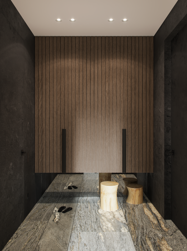 Загородный дом, оформленный в натуральных тонах