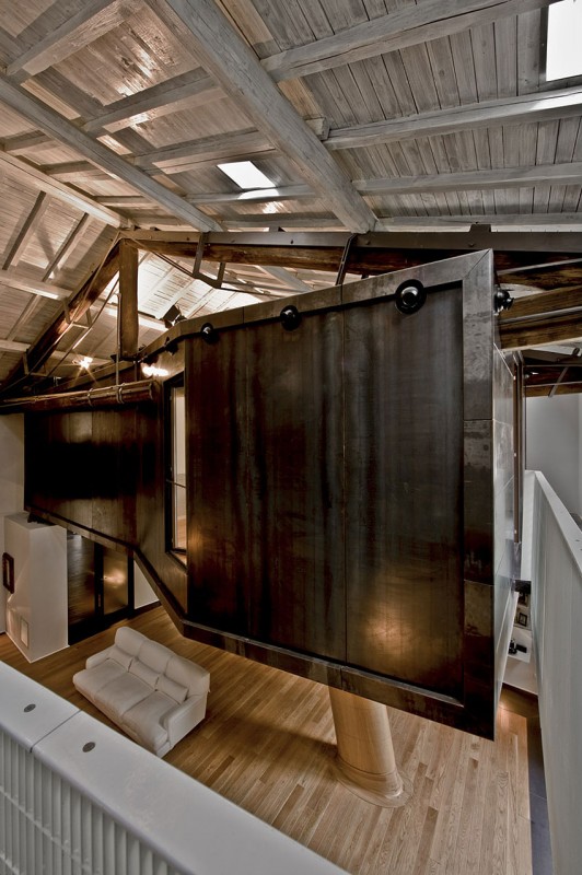 Интерьер квартиры-лофт в Риме