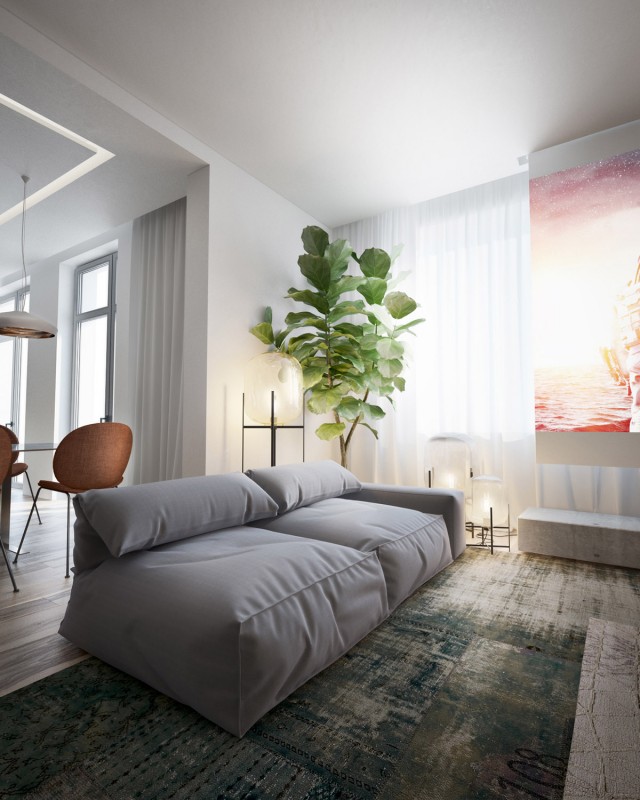 Интерьер стильной квартиры в Киеве