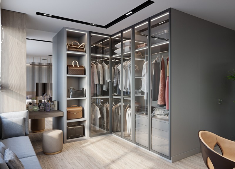 Интерьер в темных тонах