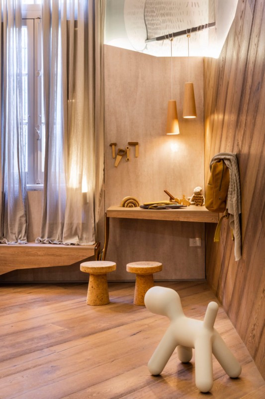 Похожая на пещеру детская спальня под названием #thebearscave