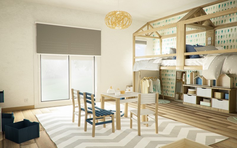 Проект дома для молодой семьи в Мадриде