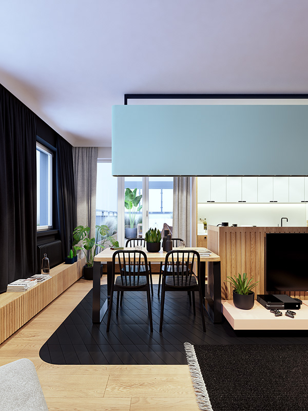 Проект квартиры в Копенгагене Проект квартиры в Копенгагене