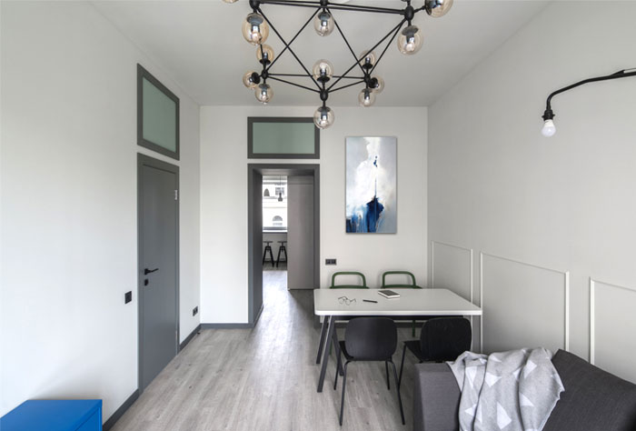 Простой, элегантный и современный интерьер небольшой киевской квартиры