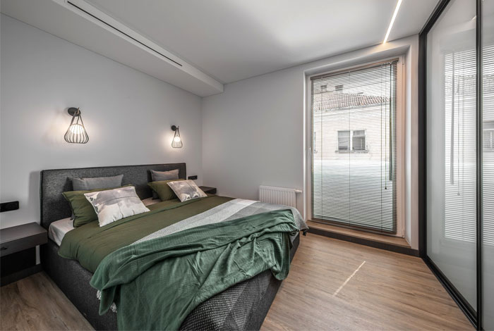 Зеленые акценты в декоре литовской квартиры