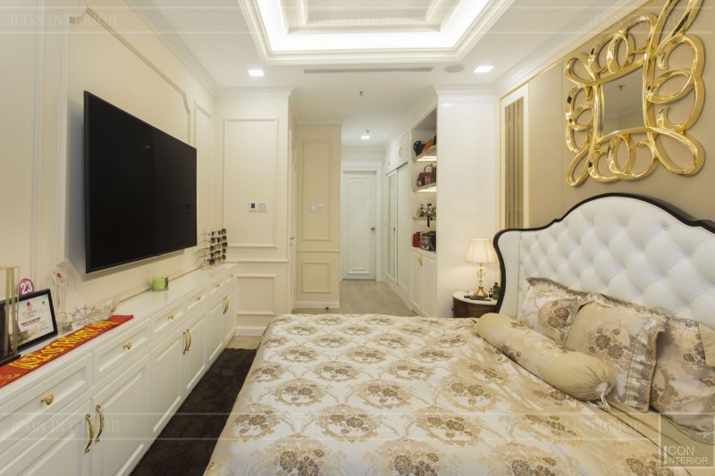 Дизайн интерьера квартиры в Хошимине в неоклассическом стиле