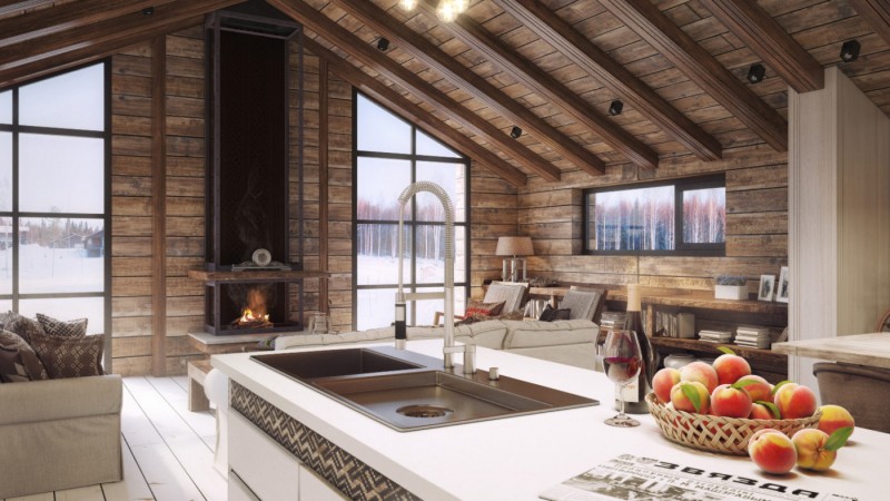 Дом на окраине леса в Минской области, Беларусь Дом на окраине леса в Минской области, Беларусь