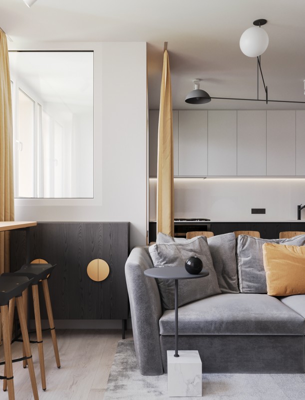 Интерьер квартиры-студии