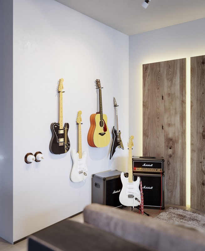 Квартира, оформленная в индустриальном стиле